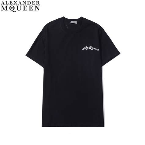 Alexander Mcqueen T Shirts Short Sleeved For Men Usd