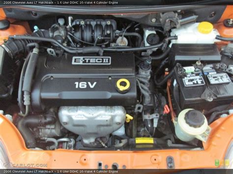 1.6 Liter DOHC 16-Valve 4 Cylinder Engine for the 2006 Chevrolet Aveo ...