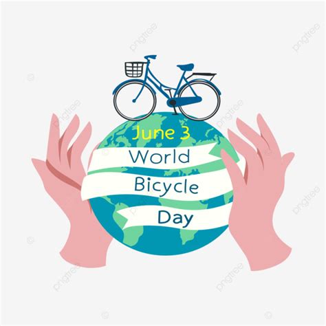 Vector Del Día Mundial De La Bicicleta PNG Dia Mundial De La