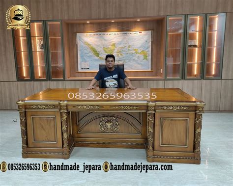 Jual Meja Kantor Terbaru Kayu Jati TPK