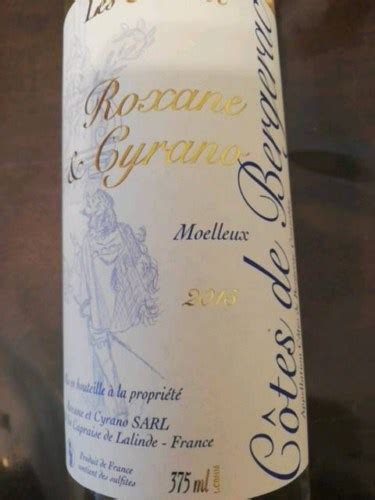 2013 Roxane Cyrano Les Caves de Côtes de Bergerac Moelleux Vivino US