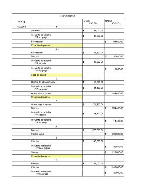 Formatos Para Contabilidadxlsx