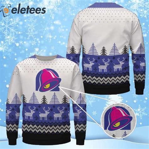 Taco Bell Fast Food Ugly Christmas Sweater