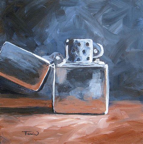 Zippo Lighter Painting by Torrie Smiley - Fine Art America