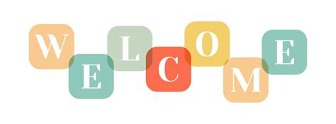 Welcome letters banner. Stock vector banner 10481386 Vector Art at Vecteezy