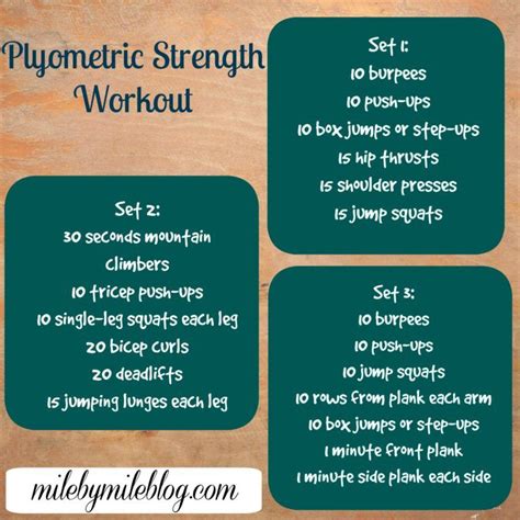 Plyometric Strength Workout And Supplemental Exercises For Runners Artofit