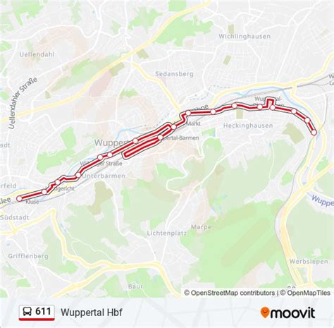 Route Fahrpl Ne Haltestellen Karten Wuppertal Hbf Aktualisiert