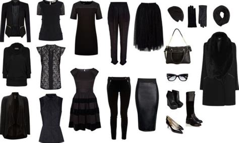 Winter Capsule Grown Up Goth Casual Goth Fashion Minimalist