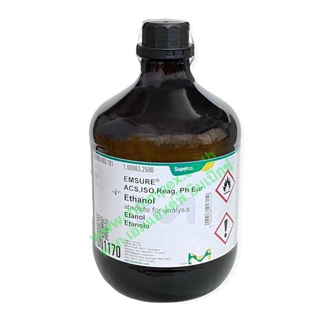 Merck ETHANOL ABSOLUTE 99 9 AR ACS 2 5 ลตร M P IMPEX นำเขาและ