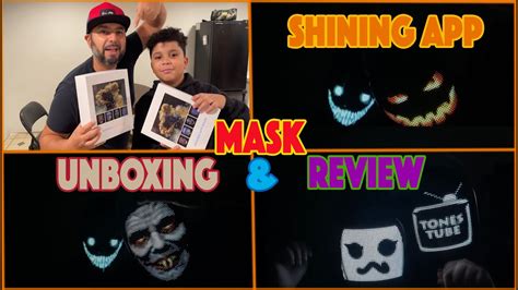 Shining App Mask Unboxing Review Featuring Ant Boi Youtube