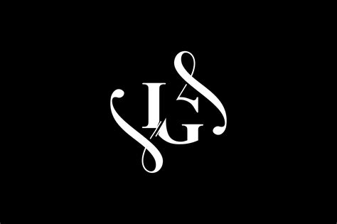 IG Monogram Logo Design V6 By Vectorseller TheHungryJPEG