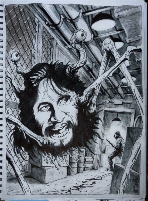 John Carpenters The Thing Fan Art By The Gurch Horror Movie Art