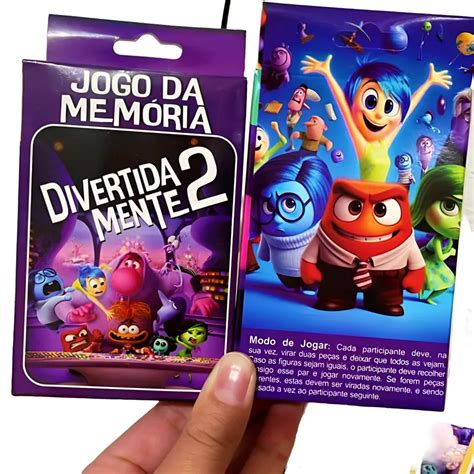 Jogo Divertidamente 2 - Jogo Divertidamente 2 Da Memoria Personalizado | Shopee Brasil
