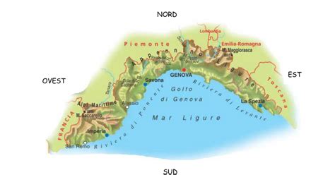 Paradiso Delle Mappe Liguria Schema Riassuntivo