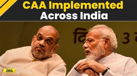 Breaking News Caa Implemented Across India Centre Notifies