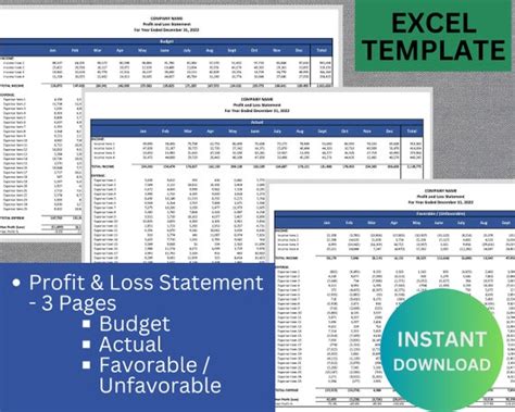 Monthly Statement Template Excel