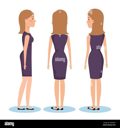 group of young women poses and styles Stock Vector Image & Art - Alamy