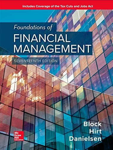 Foundations Of Financial Management Block Stanley Hirt Geoffrey