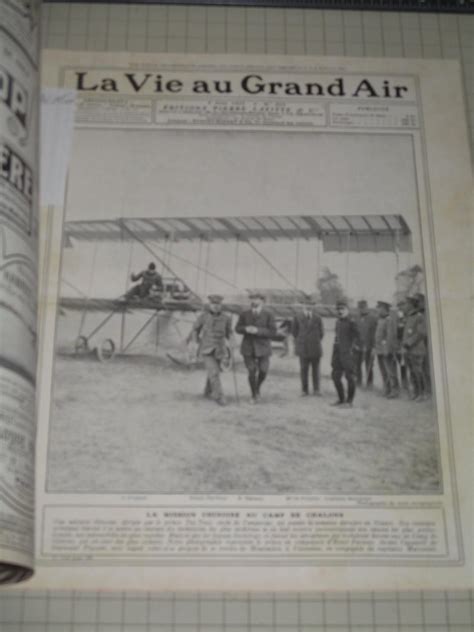 1910 La Vie Au Grand Air Magazine Aviation Photographs La Mission