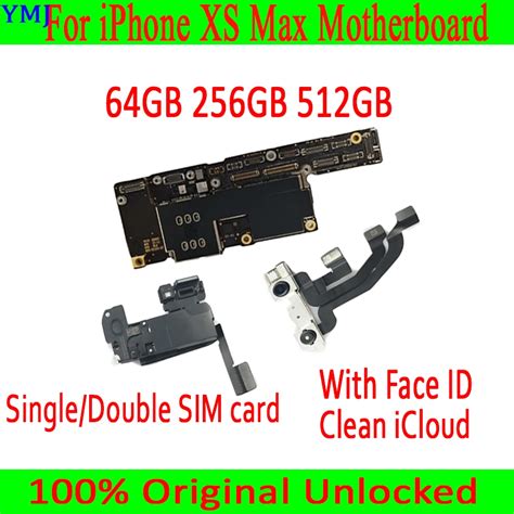 Factory Unlocked For Iphone Xs Max Motherboard With No Face Id Clean