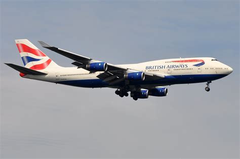 British Airways Ba Boeing 747 400 G Byga John F K Flickr