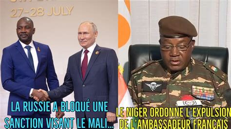 La Russie A Bloqu Une Saction Visant Le Mali Au Conseil De Le Niger