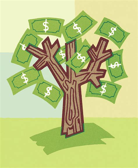 Money Tree Drawing by CSA Images - Fine Art America