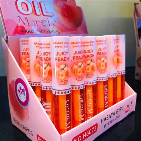 Original Hasaya Girl Lip Oil Magic Warm Juicy Peach Shopee Malaysia