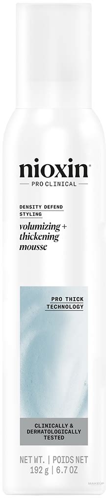 Отзывы о Мусс для объема волос - Nioxin Pro Clinical Density Defend ...