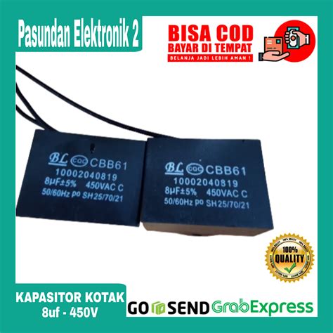 KAPASITOR KOTAK 8 UF 450V CAPASITOR Lazada Indonesia