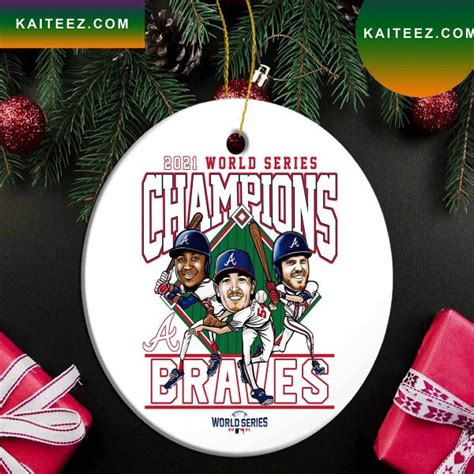 Mlb Atlanta Braves Team World Series Champions Christmas Ornament