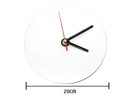 Custom Sublimation Blanks MDF Wall Clock LOPO