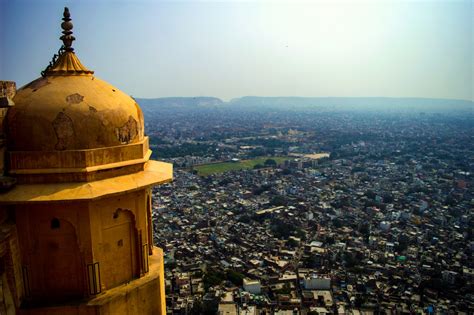 Jaipur City From Nahargarh Fort Rajasthan Pixahive