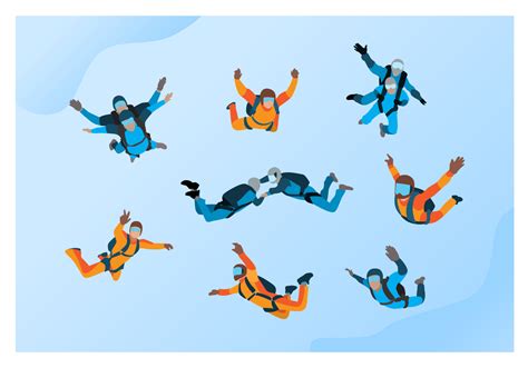 Free Skydiving Vector Vector Art At Vecteezy