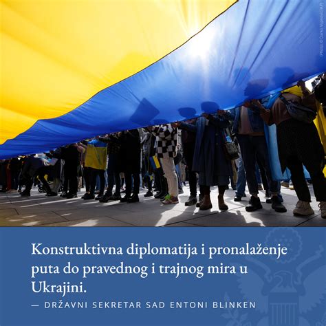 Ameri Ka Ambasada On Twitter Sad Aktivno Sara Uju Sa Ukrajinom Ali I