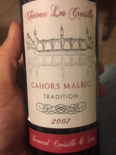 Château Les Croisille Tradition Cahors Malbec Vivino United States