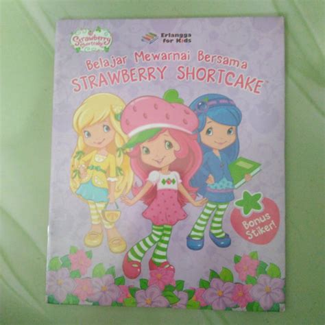 Jual Buku Anak Belajar Mewarnai Bersama Strawberry Shortcake Kab