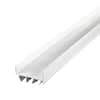 M D Building Products In White Vinyl U Shape Screw On Under Door