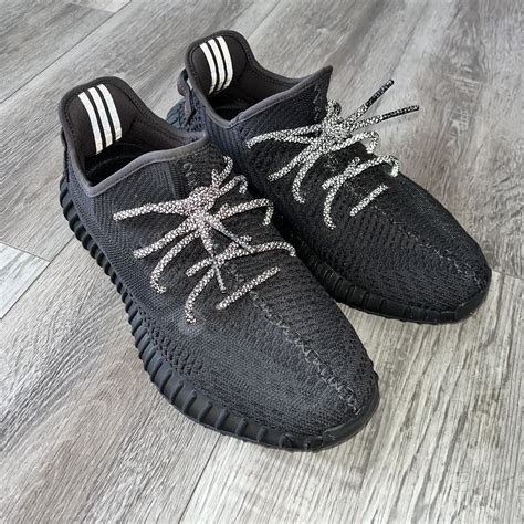 Adidas Yeezy Boost 350 V2 Black Non Reflective Size... - Depop