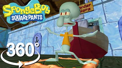 Spongebob Squarepants 360 Squidward S Talent Show Dance 2023 3D