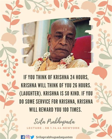 Srila Prabhupada Quotes On Instagram Krishna Is So Kind Iskcon