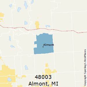 Almont (zip 48003), MI