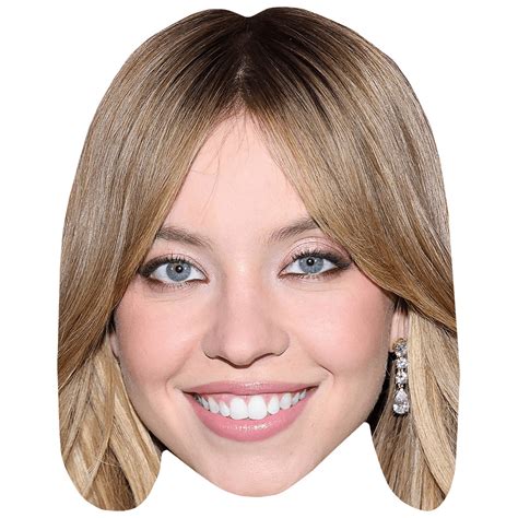 Sydney Sweeney Smile Mask Celebrity Cutouts