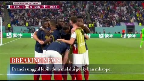 Cuplikan GOL Prancis Vs Denmark 2022 France Vs Denmark Highlights World