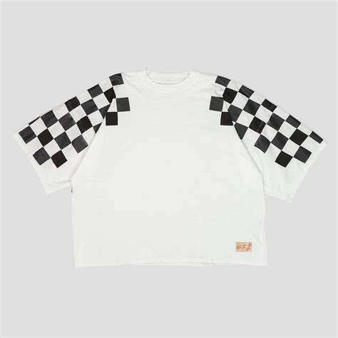 Kapital Jersey Racer Flag Oversized T Shirts