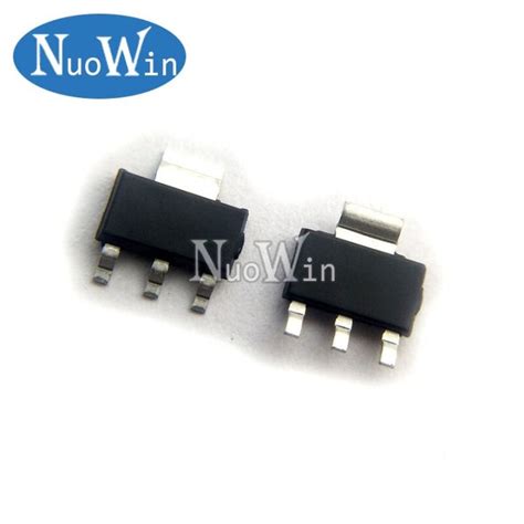 50pcs Ams1117 Adj Sot223 Ams1117 Adj Sot 223 Voltage Regulator Smd New