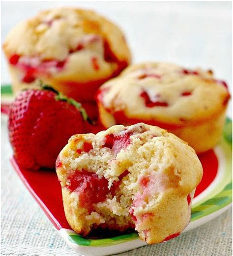 Recette De Muffins Aux Fraises Et Chocolat Blanc