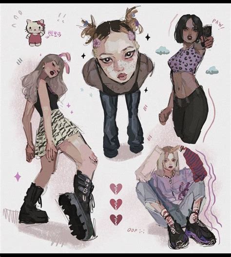 Pin On ♡ Arte ♡ Girls Cartoon Art Sketches Cute Art