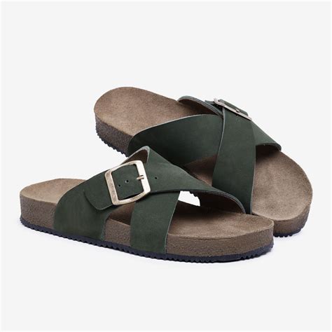 Sand Lia Feminina Papete Birken Nathos De Couro Leg Timo