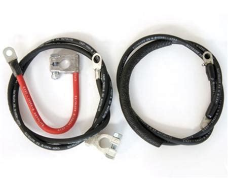 Scott Drake Ford Mustang Heavy Duty Battery Cable Set